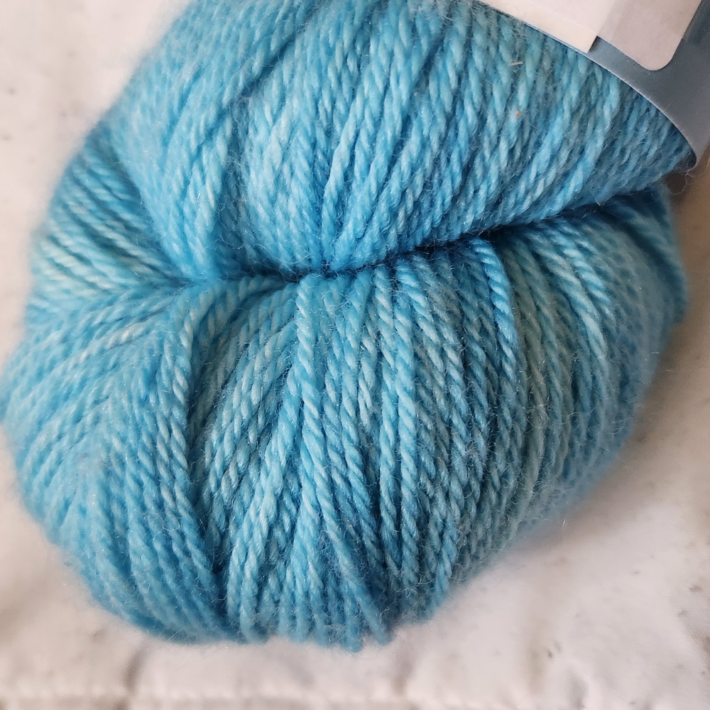 Aqua Gathering Yarn Skein Sock Weight - Picture 3 of 3